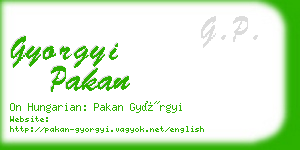 gyorgyi pakan business card